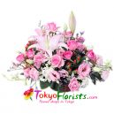 send seasonal flowers arrange to tokyo in japan