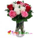 send valentines roses vase to japan