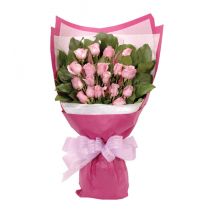 12 pink roses to japan,send pink roses to japan
