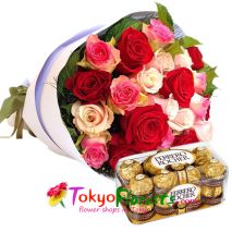 send select roses and chocolate to tokyo