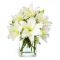 send elegant lilies in vase to japan
