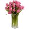 send 12 pink prelude tulip bouquet to japan